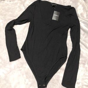 Deep Scoop Neck Bodysuit
